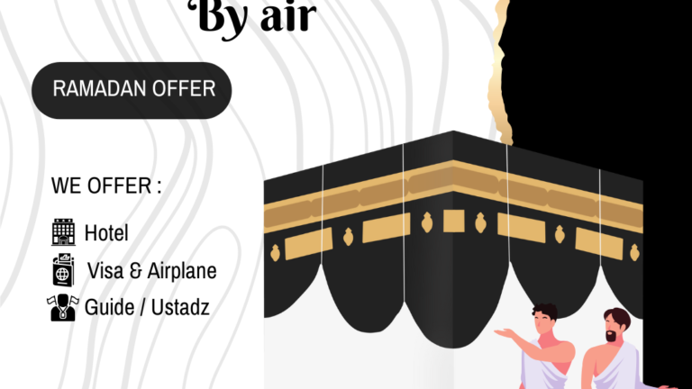 Umrah Package From Dubai By Air – Guided Umrah Tours